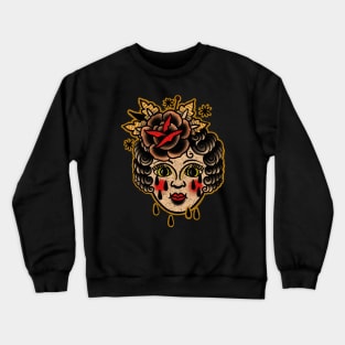 Traditional sadgirl Crewneck Sweatshirt